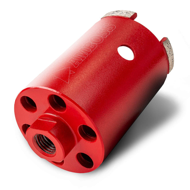 Diamant Dosensenker Ø 68 mm / M16 / DEX System / 90mm Nutzlänge - Amboss Red Force Premium für Mauer