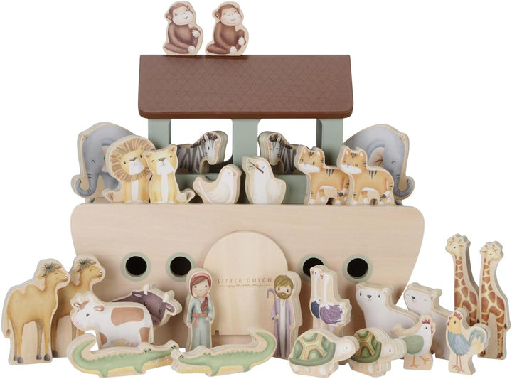 Little Dutch 7055 FSC Holz Spielset Arche Noah