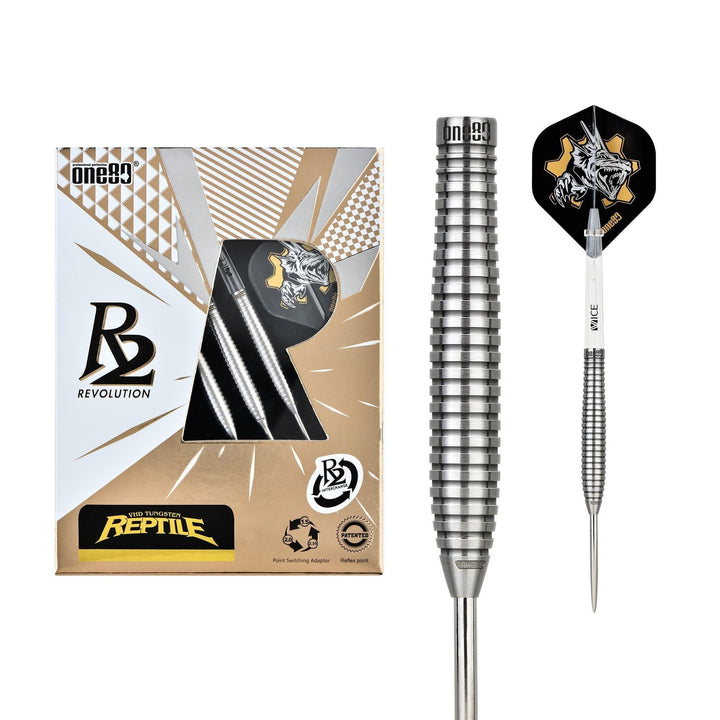 ONE80 Steel Darts R2 Revolution R2 Interchange Re-ptile 2,35 mm Point VHD Steeltip Dart Steeldart mi