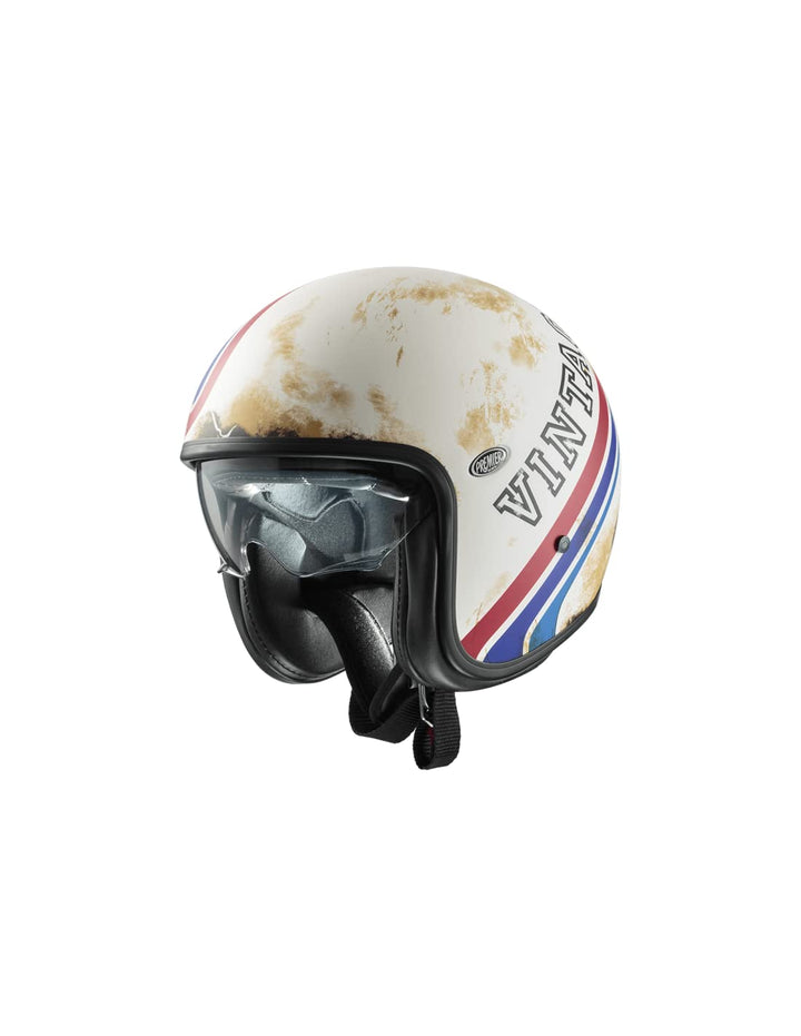 Premier Unisex-Adult Vintage Offener Helm XS BTR 12 BM, XS BTR 12 BM