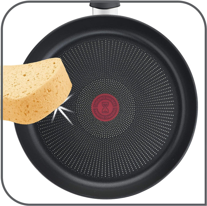 Tefal TEFALECO-RESPECT Schmorpfanne, 24 cm, mit Deckel, Antihaftbeschichtung, Induktion G2543202