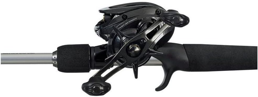 Abu Garcia Fast Attack Casting Ruten und Rollen Combo - 24T Carbon Rod, Stainless Steel Guides with
