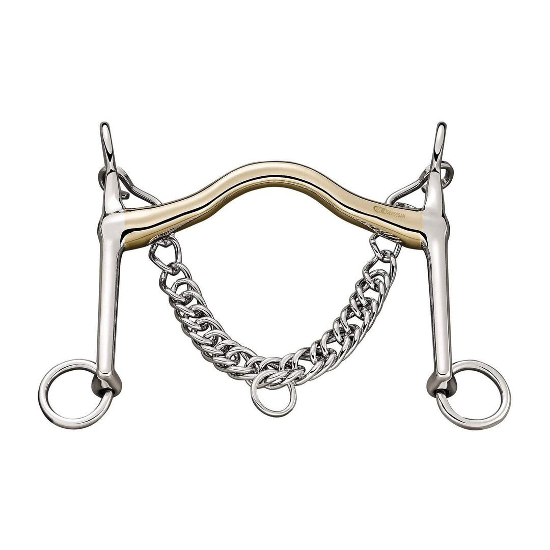 Sprenger Bemelmans Reitkandare 14 mm Sensogan mit Kette 7cm 13.5, 13.5