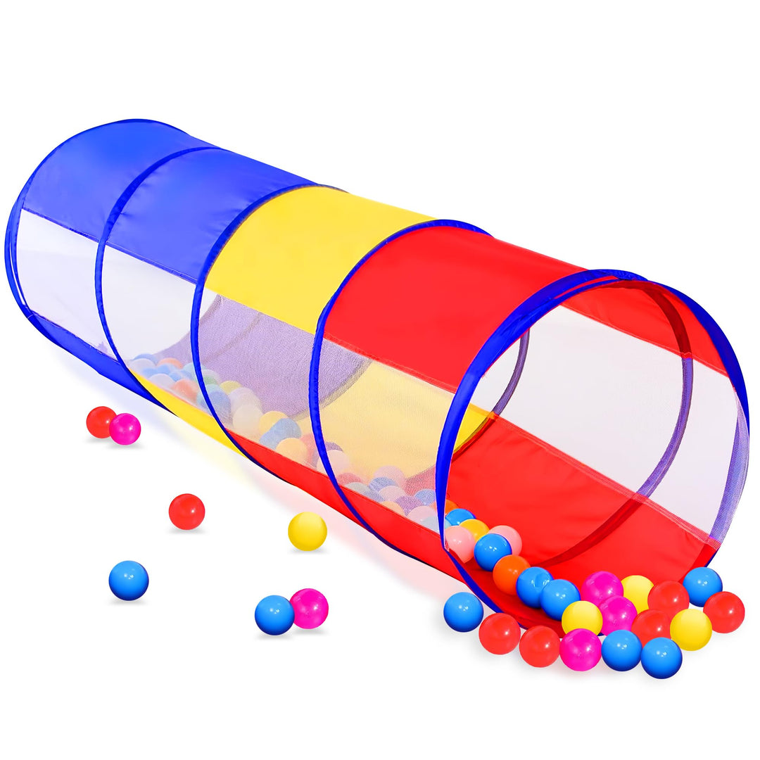 Fantasievoller Spieltunnel für Kinder ab 1 2 3 Jahr,Vielseitiger Krabbeltunnel,auch als Agility Tunn
