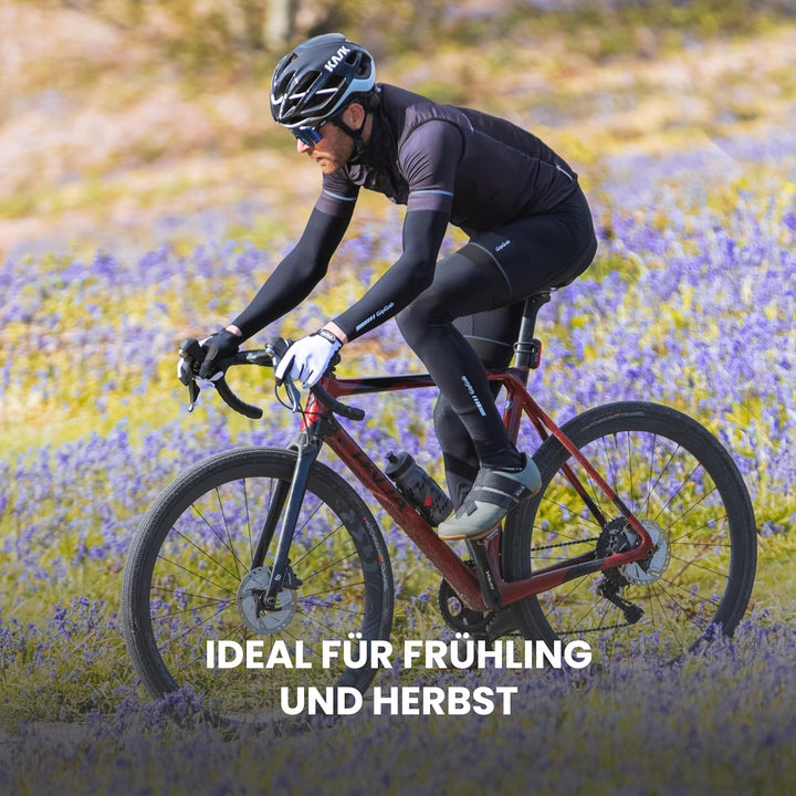GripGrab Leg Warmers Light Fahrrad Übergangs Beinlinge Leichte Dünne Rutschfeste Rennrad MTB Gravel
