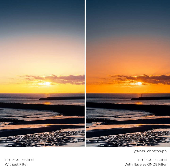 K&F Concept Nano X-PRO Verlaufsfilter GND16 Reverse 1,2 (4-Blenden) 100x150mm Rechteckfilter ND mit