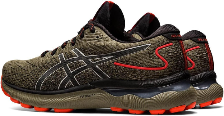ASICS Herren Gel-Nimbus 21Laufschuhe 46 EU Oliv Rot, 46 EU Oliv Rot