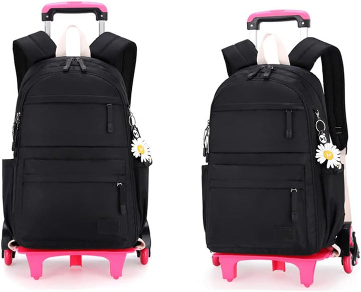 Trolley Schultaschen Rucksack Kinder Rollen Schultasche Trolley Tasche Schulrucksack mit Rädern für