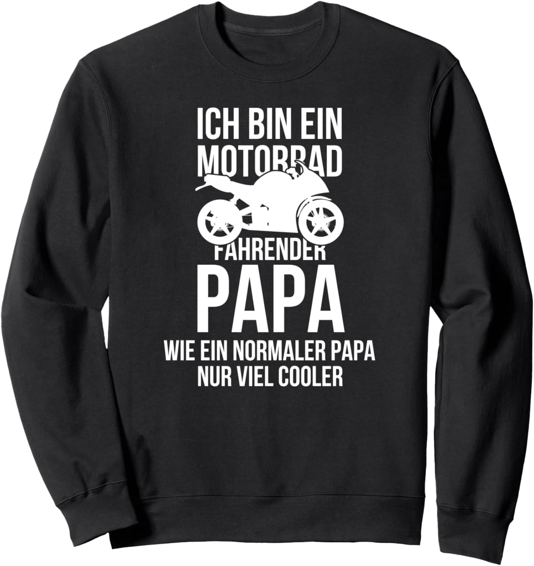Ich bin ein Motorrad fahrender Papa Street Motorsport Junge Sweatshirt