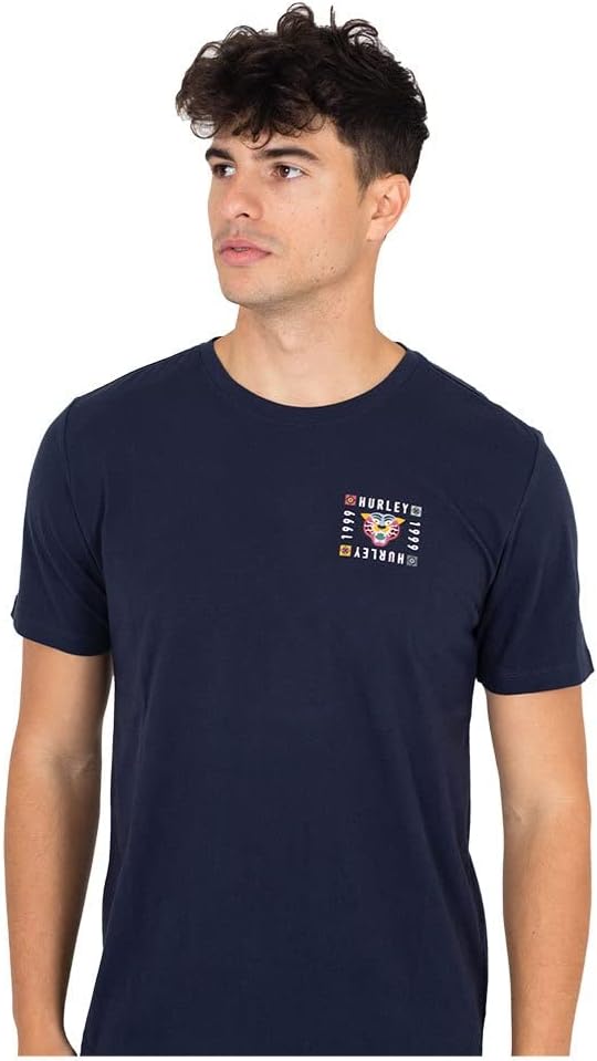 Hurley Herren M Evd WSH Bengal Ss Tee T-Shirt S Obsidian, S Obsidian