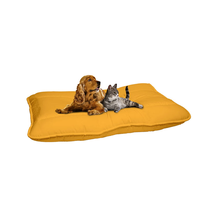 Elegant Hundekissen Maxy, Gelb, 60x100cm, MAXY-CS-GIALLO-60X100 Gelb 60x100cm, Gelb 60x100cm