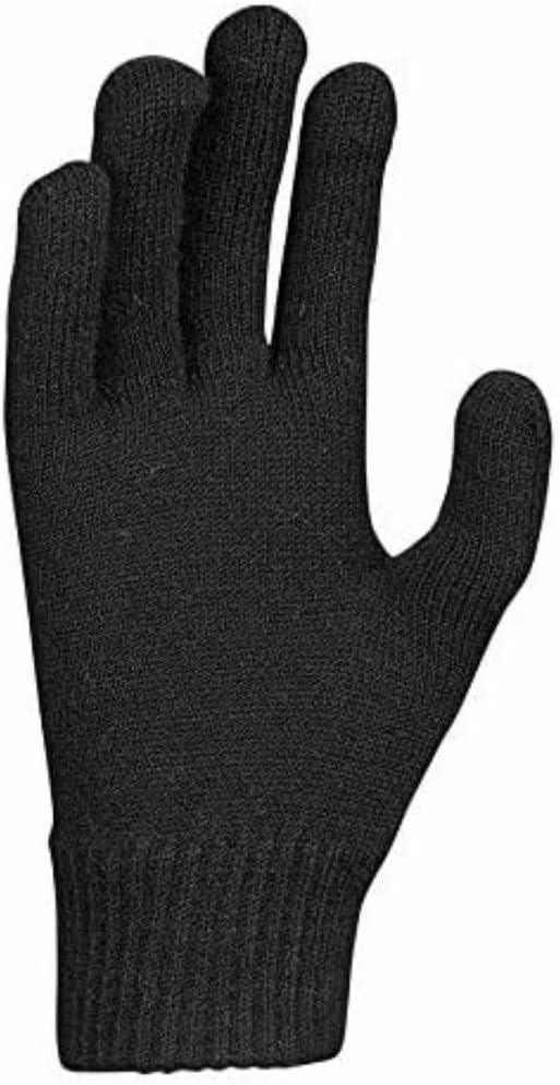 Nike Unisex – Erwachsene YA Swoosh Knit 2.0 Handschuhe L-XL Schwarz, L-XL Schwarz