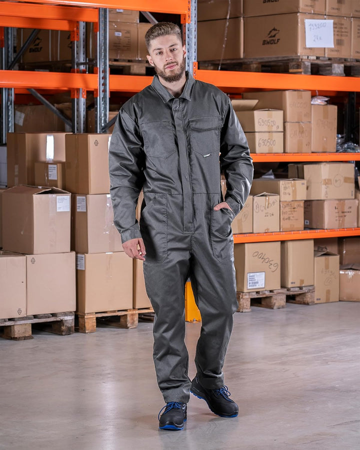 BWOLF Bravo Arbeitsoverall Herren Overall Herren Arbeitsoveralls Herren Arbeitskleidung mit Reissver