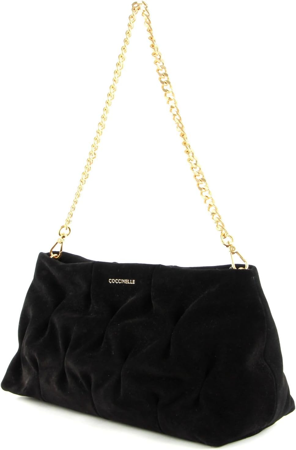 Coccinelle Ophelie Goodie Suede Handbag Noir