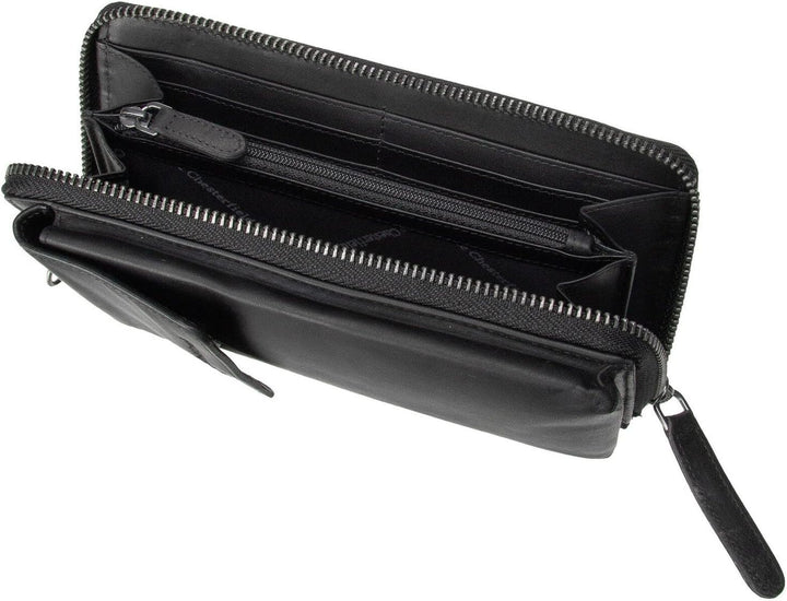 The Chesterfield Brand Malaga - Handytasche/Geldbörse 12cc 19 cm Black