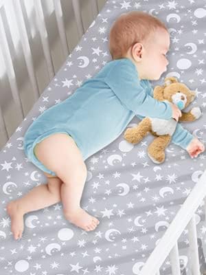 Bimocosy Spannbettlaken Spannbetttücher für Babybetten Kinderbett, atmungsaktives Mikrofaser Matratz