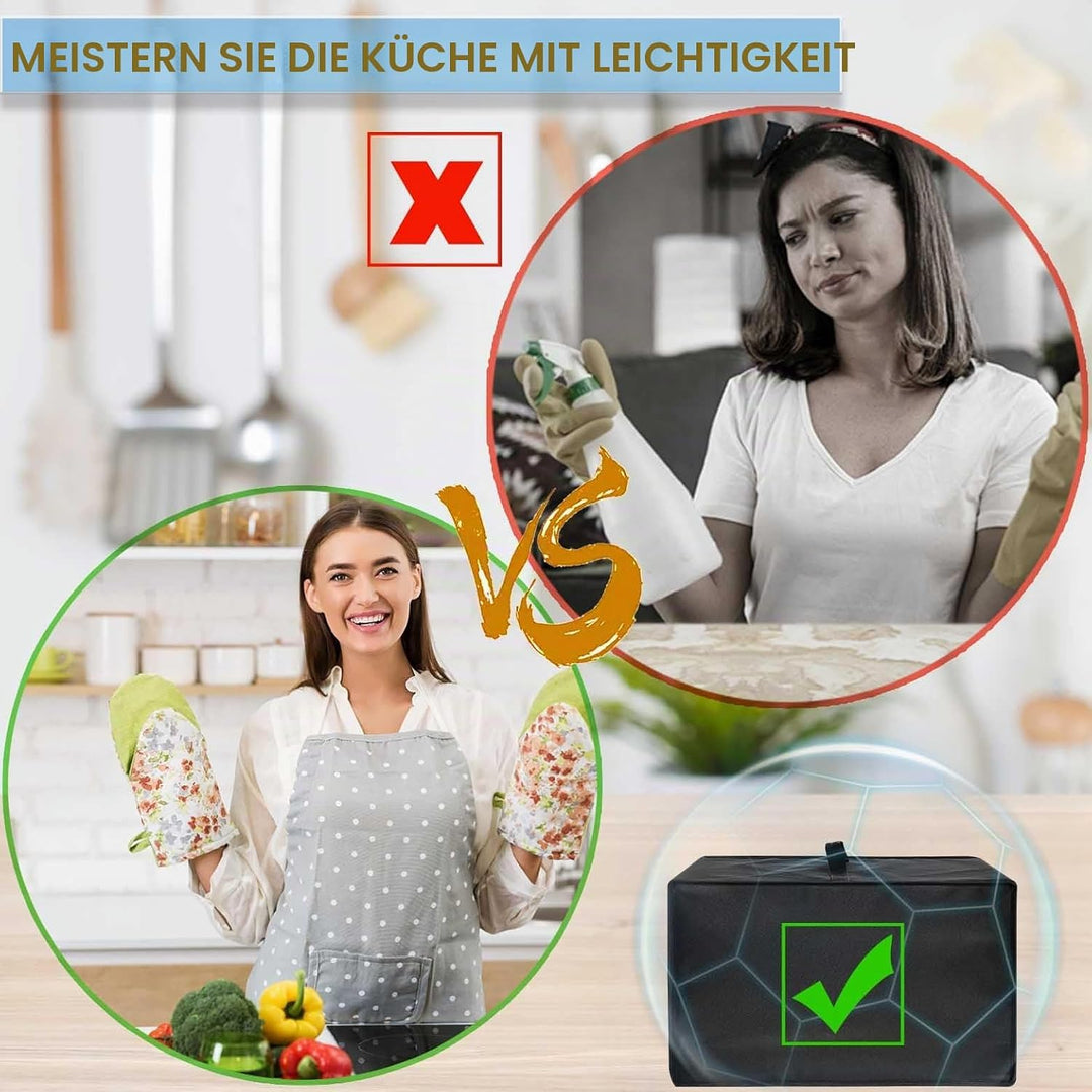 Staubschutz für Heissluftfritteuse, hergestellt aus wasser- und staubdichtem 600D-Nylonmaterial, gee