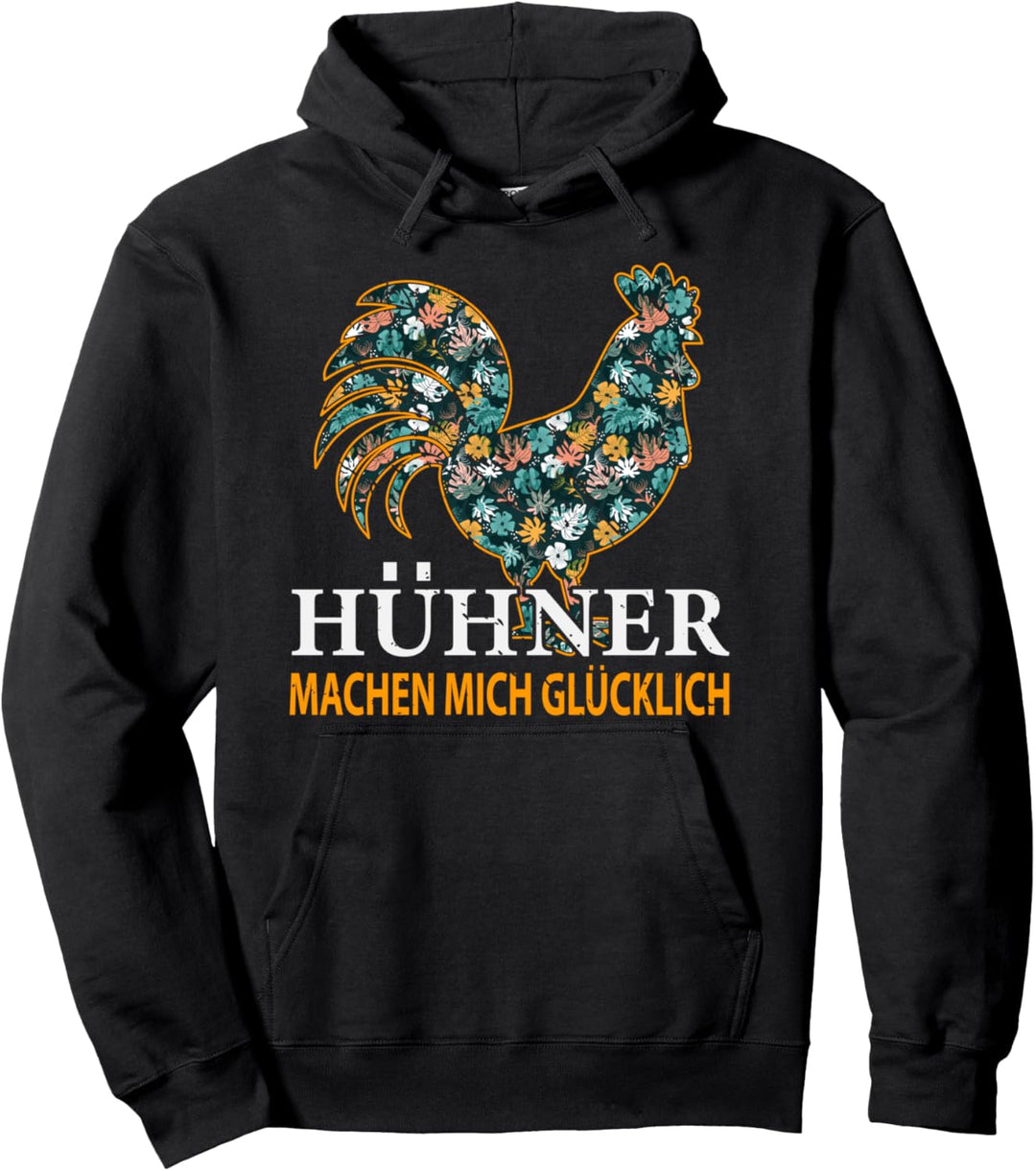 Hühner machen mich glücklich Vintage Huhn Pullover Hoodie