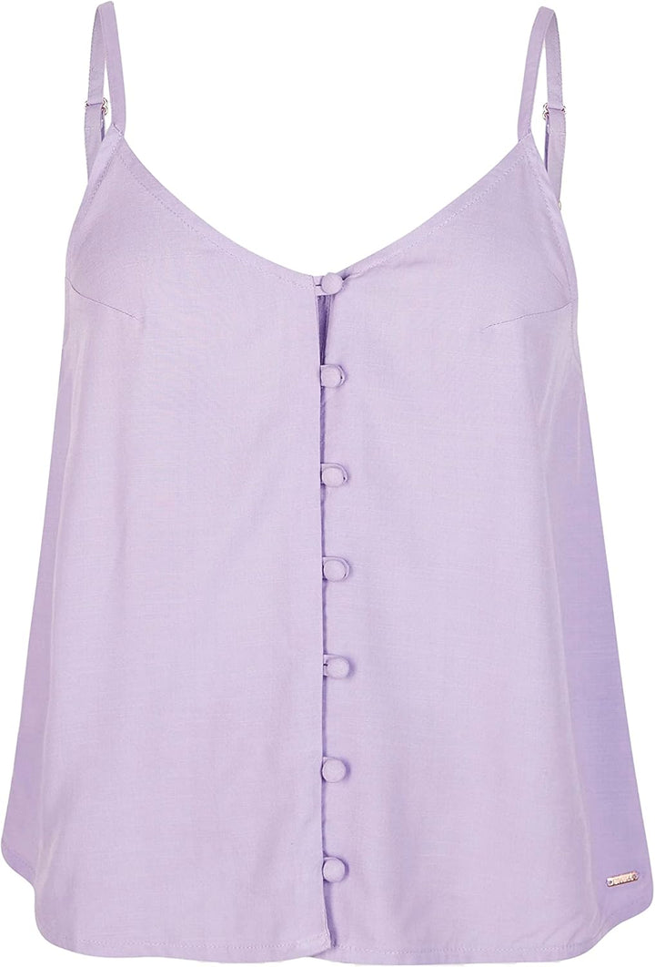 O'Neill Damen Tiare Woven Tank Top T-Shirt S-M 14513 Purple Rose, S-M 14513 Purple Rose