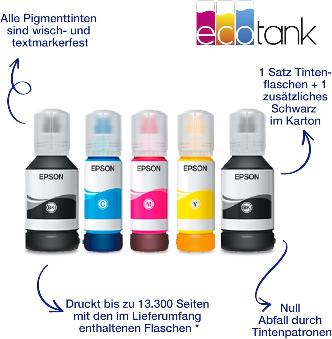 EcoTank ET-5170 DIN-A4-Multifunktions-WLAN-Tintentankdrucker mit Fax, ET-5170