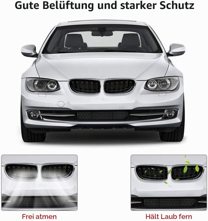 Gangying E60 Nieren Schwarz Kühlergrill Streifen passend für BMW 5er E60 E61 M5 2003–2009 E60 E61 Gr