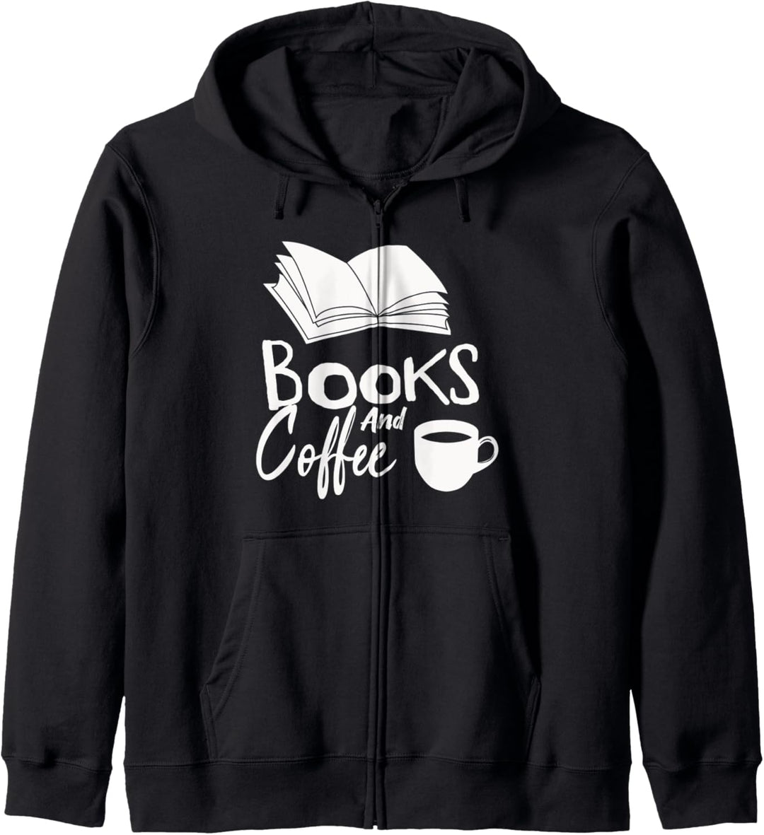 Kaffeetrinker Bücher und Koffee Kaffeepause Coffein Morning Kapuzenjacke
