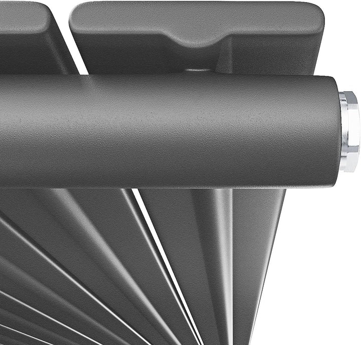 ELEGANT Design Heizkörper 630x616mm Einlagig Badezimmer/Wohnraum Seitenanschluss Antrazit Flachheizk