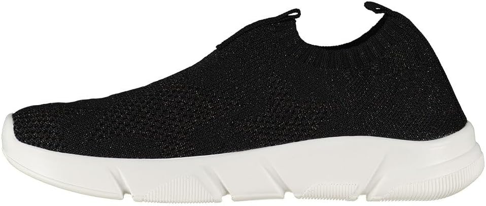Geox Mädchen J Aril Girl Sneaker 28 EU Schwarz, 28 EU Schwarz