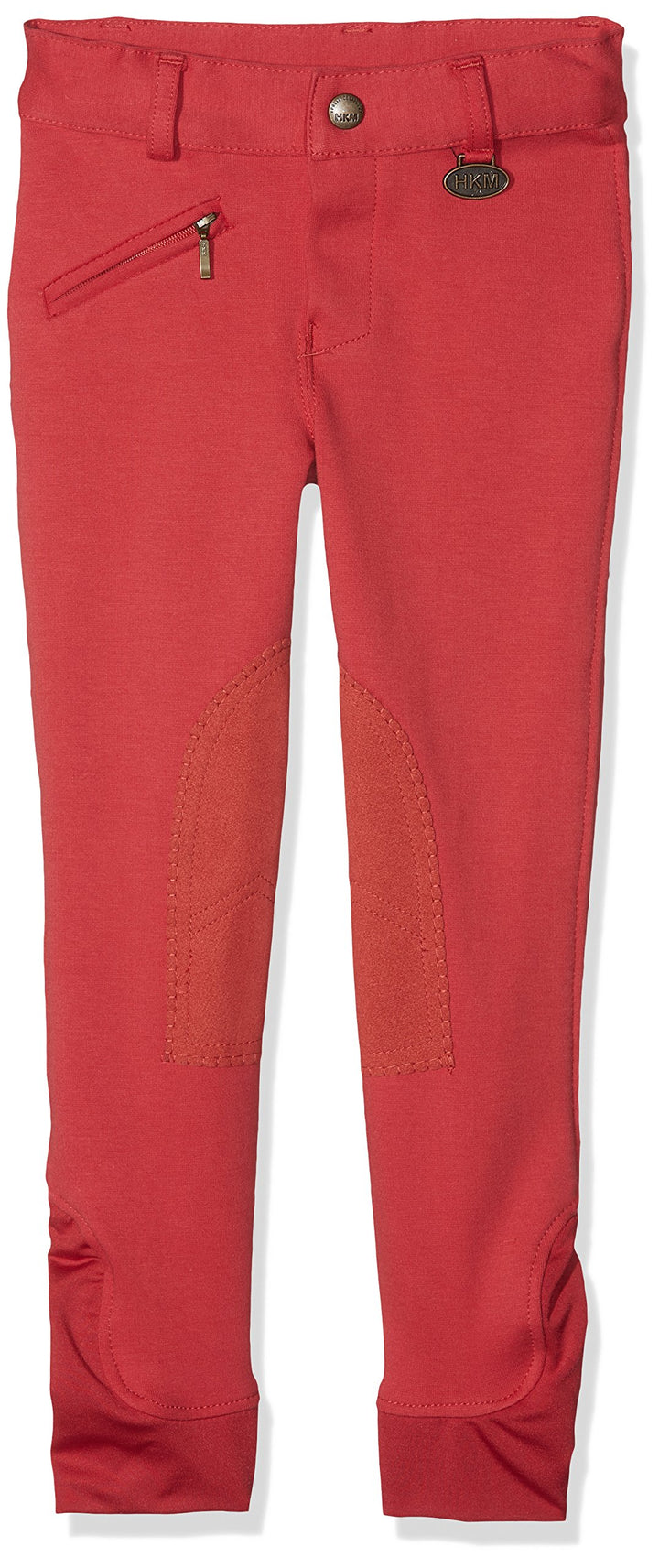 HKM 9064 Reithose Penny Easy, Mädchen Hose 176 Rot / Rot, 176 Rot / Rot