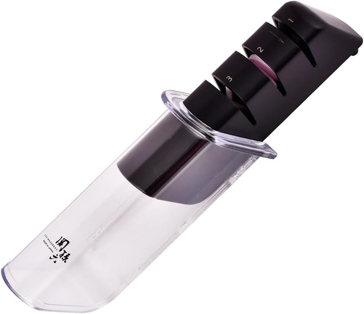 KAI Seki Magoroku Diamant- und Keramikschärfer für BEIDSEITIG geschliffene Klingen - Keramik Körnung