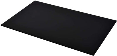homiuse Tischplatte aus Gehärtetem Glas 1000 x 620 mm Schwarz Rechteckig Desktop Gehärtetes Glas Tis