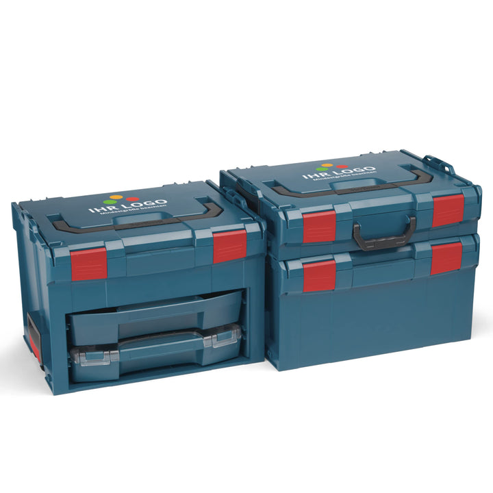 Bosch Sortimo L-BOXX Set Professional Blau | Anpassbar mit Logo | L-BOXX 102, 238 & LS-BOXX 306 inkl