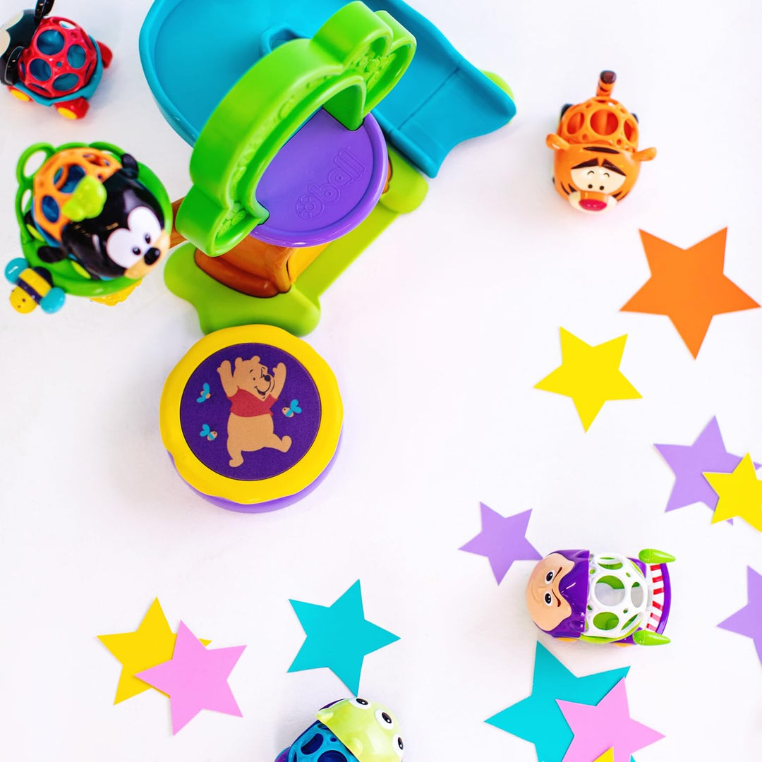 Bright Starts, Disney Baby, Oball, Go Grippers, Winnie Puuh Baumhausset aus dem bewehrten Oball Desi