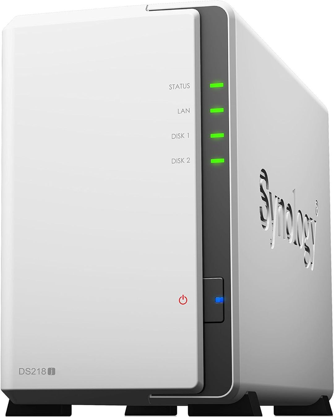 Synology DS218J 8TB 2 Bay NAS Lösung | Eingerichtet mit 2 x 4TB Seagate IrownWolf Fährt Seagate Iron