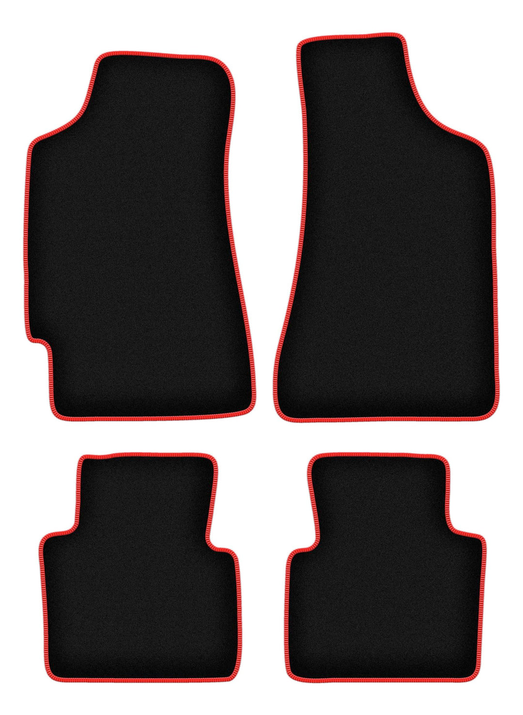Velours Fussmatten 4-TLG Set passend für Chrysler Neon (1994-2005) | Qualität: LUX – Massgenau & rut