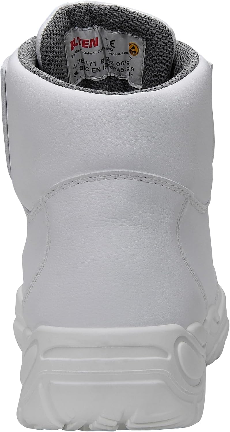 Elten Sicherheitsschnürstiefel "White Strap Mid" ESD S3, Grösse 39, 760171 39 EU, 39 EU