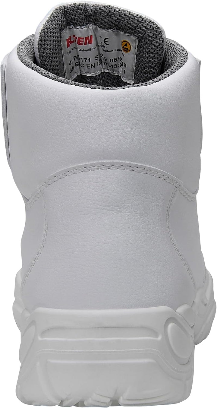Elten Sicherheitsschnürstiefel "White Strap Mid" ESD S3, Grösse 39, 760171 39 EU, 39 EU