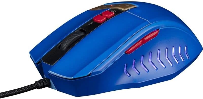 Konix FFF Gaming-Maus für PC - LED-DPI-Anzeige - Fensterwechsel-Taste - USB-Verbindung - 1,8 m Kabel