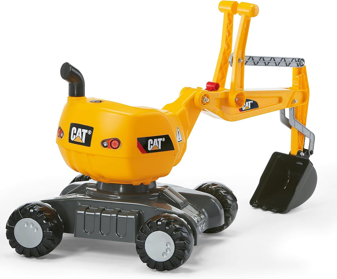 rolly toys | rollyDigger CAT | voll funktionsfähiger Kunststoff Bagger | 421015, CAT