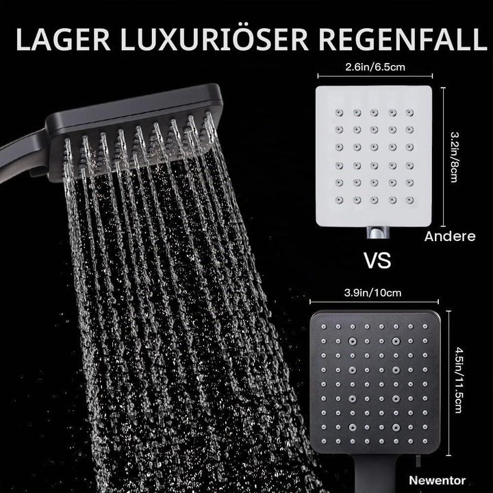 Newentor Duschkopf Regendusche, Handbrause Duschkopf Gross, Wassersparender Duschkopf Hochdruck, Dus