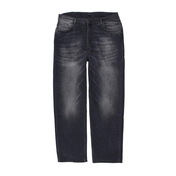 Lavecchia Jeans Übergrössen Herren Comfort Fit Denim Jeanshose Hose LV-501 42W / 32L Steinschwarz, 4