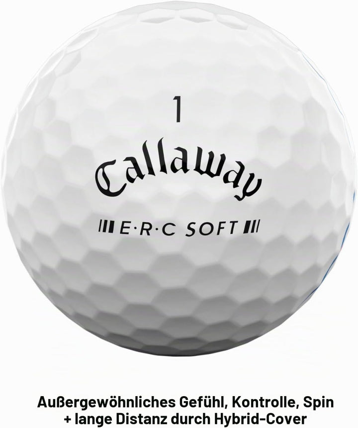 Callaway ERC Soft Golfbälle 2023 Dreispurig, Dreispurig