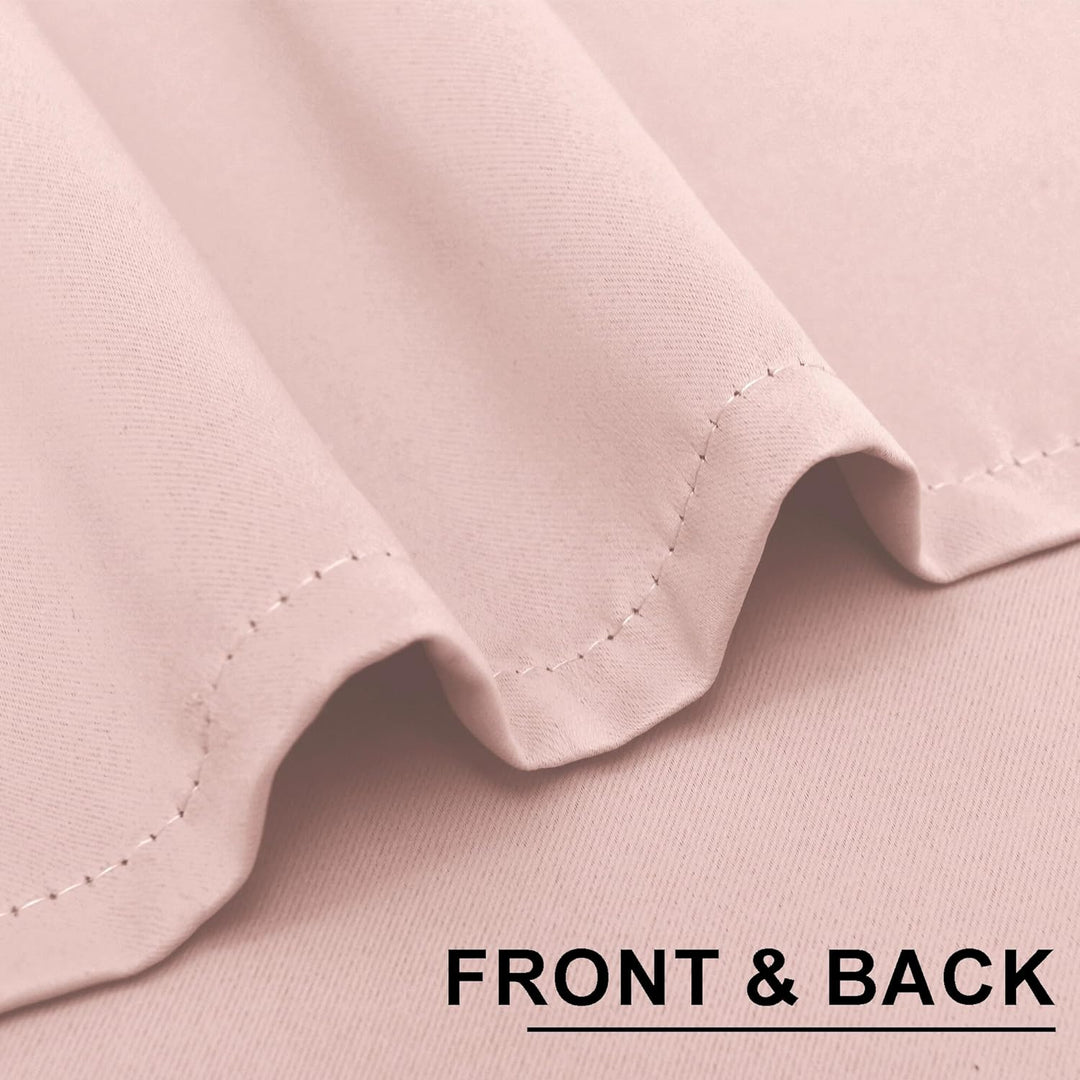 XWZO Blickdichte Vorhänge Verdunklungsvorhänge mit Ösen 2 Stücke Gardienen mit Raffhalter Lichtundur