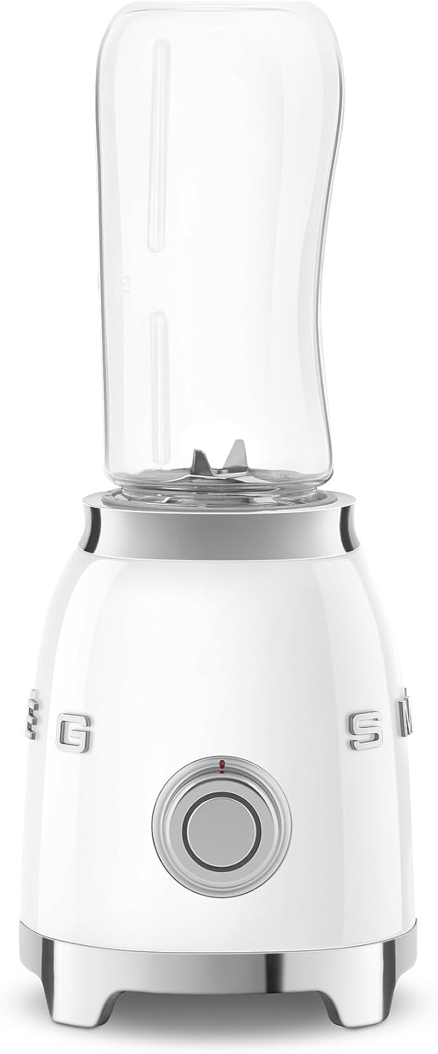 Smeg PBF01WHEU Mixer aus Edelstahl, weiss, Weiss