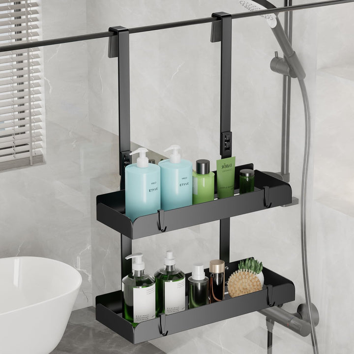 PICKPIFF Duschregal Ohne Bohren Duschablage Zum Hängen Badezimmer Organizer Shampoo Halterung Dusche