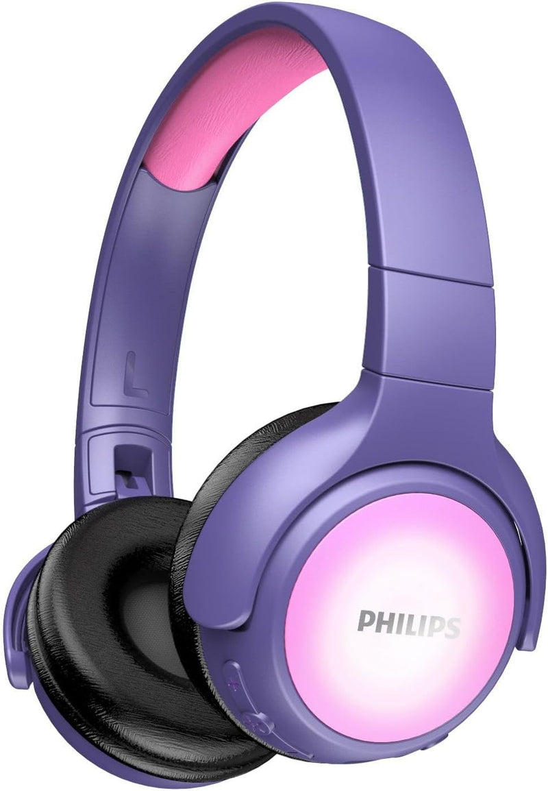 Philips TAKH402PK - Drahtlose Kinderkopfh�rer - Bluetooth - 20 Stunden Akkulaufzeit - Pink