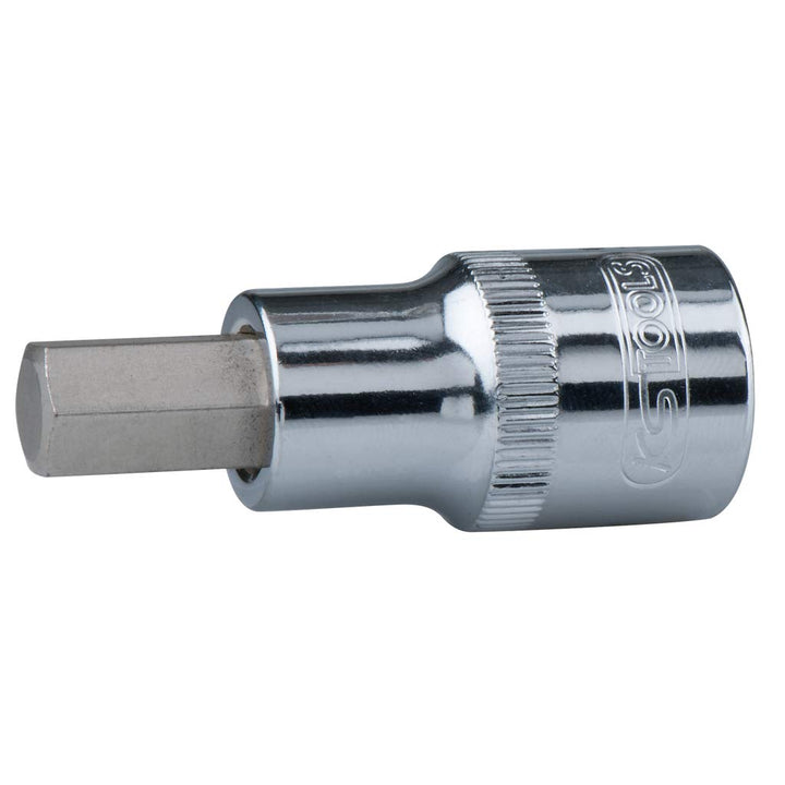 KS Tools 918.1631 1/2" CHROMEplus Bit-Stecknuss Innensechskant, kurz, 22mm