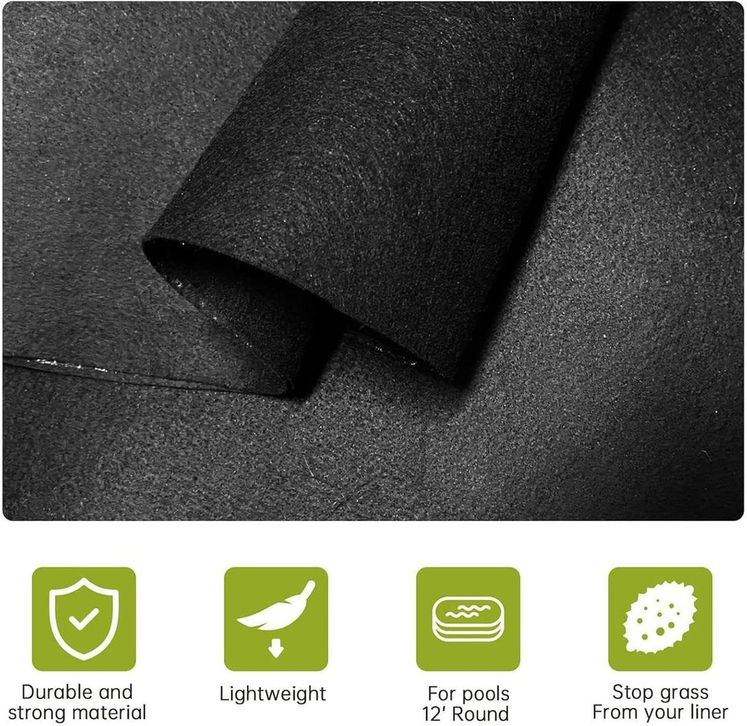 Generisch Pool Unterlage Rund, Pool Bodenplane Runden, Runde Poolmatte, Pools Bodenmatte, Stichfeste