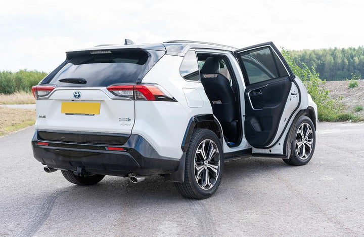 Satz Car Shades (Hintertüren) kompatibel mit Toyota RAV-4 (5th Gen) 2018- (2-teilig)
