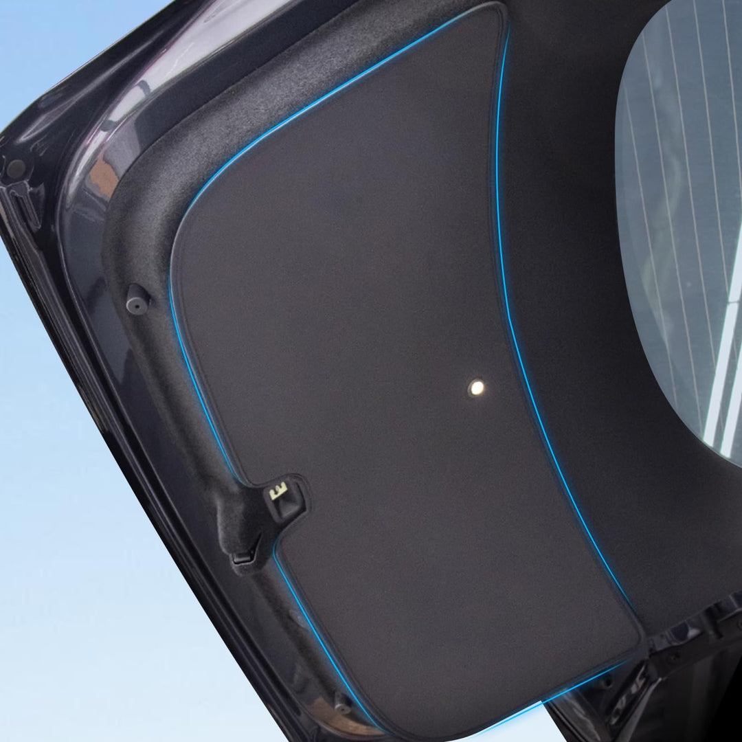 TOPABYTE Heckklappenmatte für Tesla Model Y Juniper 2025 2026 Leder Schutzpolster Kofferraumschutzma